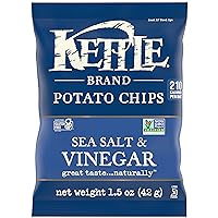 Kettle Brand Potato Chips Sea Salt & Vinegar, 1.5 Oz