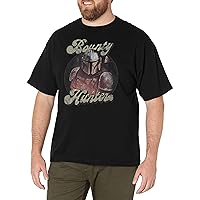 STAR WARS Mandalorian Bounty Retro Men's Tops Short Sleeve Tee Shirt