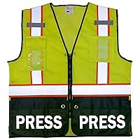 PRESS Survivor Safety Vest, Type R Class 2, Reflective logo front and back.