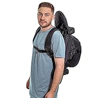 skateboard backpack bag, Black