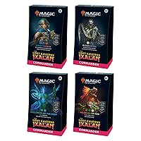 Magic: The Gathering The Lost Caverns of Ixalan Commander Deck Bundle – Includes All 4 Decks (Ahoy Mateys, Blood Rites, Explorers of The Deep, Veloci-ramp-tor)