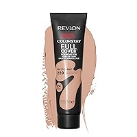 Revlon Liquid Foundation, ColorStay Face Makeup for Normal and Dry Skin, Longwear Full Coverage with Matte Finish, Oil Free, 220 Natural Beige, 1.0 Oz