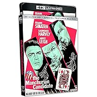 The Manchurian Candidate 4KUHD 4K UHD The Manchurian Candidate 4KUHD 4K UHD 4K Blu-ray DVD VHS Tape