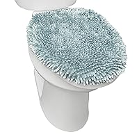 SoHome Spa Step Luxury Plush Chenille Shag Machine Washable Ultra Soft Standard Toilet Lid Cover 18.5