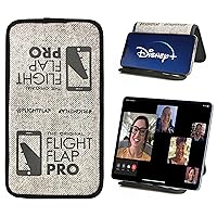 Phone & Tablet Holder Stand 9x5” – Flexible Stand for Flying, Traveling, in-Flight, Zoom Video Calls, Books – Airplane Travel Essential, Compatible with iPhone, Android, Kindle (PRO)