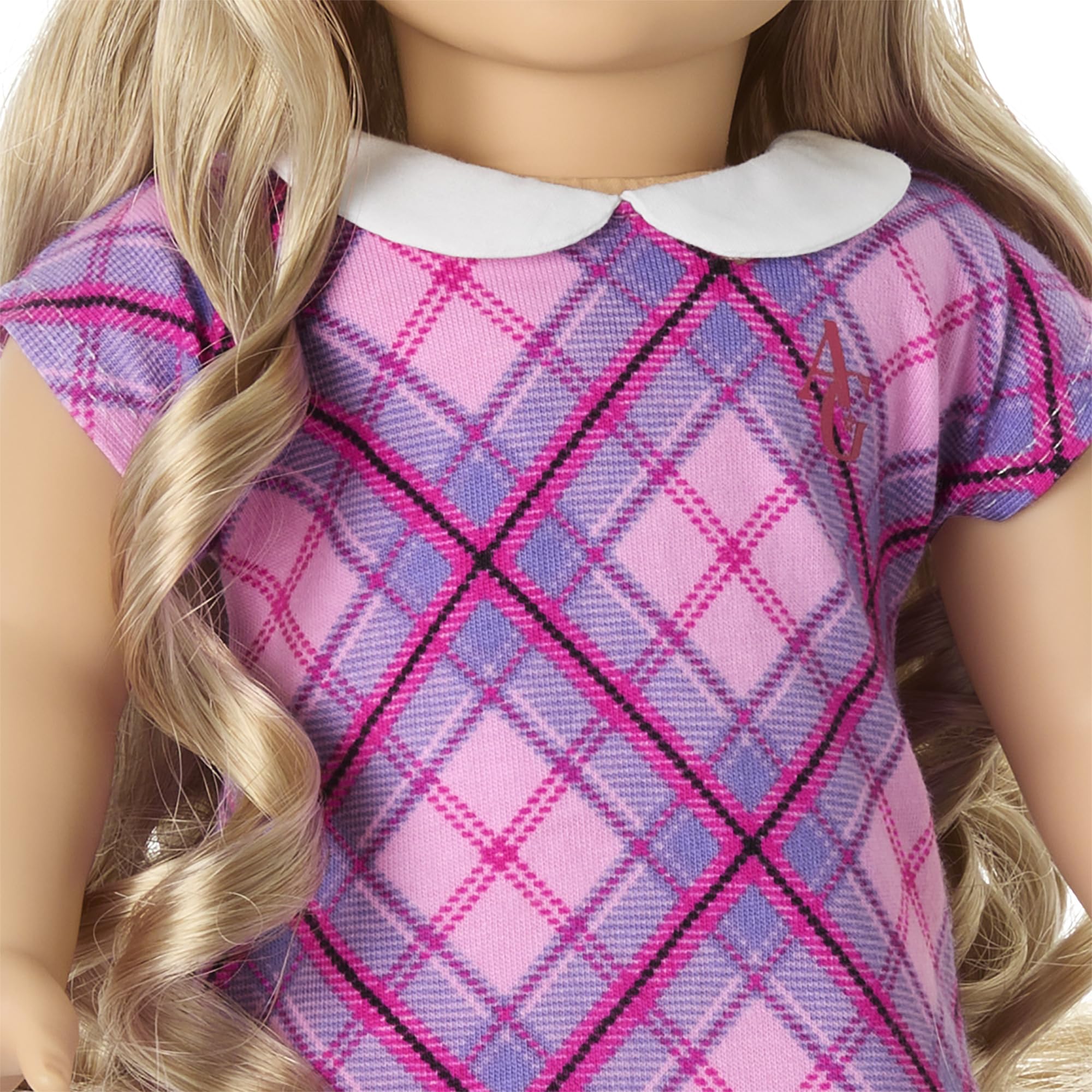 American Girl Truly Me 18-inch Doll #125 with Hazel Eyes, Curly Blonde Hair, Light Skin w/Warm Olive Undertones, for Ages 6+