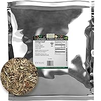 Ginkgo Leaf, Cut & Sifted, Certified Organic, Kosher | 1 lb. Bulk Bag | Ginkgo biloba L.