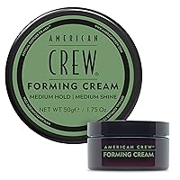 American Crew Men's Hair Forming Cream, Like Hair Gel with Medium Hold & Medium Shine, Travel Size, 1.75 Oz (Pack of 1)
