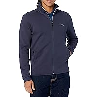 BOSS Men's Sporty Regular Fit Zip Up Cotton Jacket