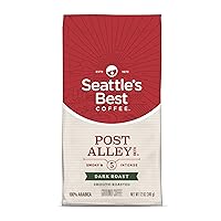 Seattle's Best Coffee Post Alley Blend (Previously Signature Blend No. 5) Dark Roast Ground Coffee, 12 oz