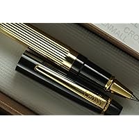 Cross Made in The USA Limited Edition Executive Series Metropolis Black and 22k Gold Rollerball Pen, Made in Lincoln, RI, USA