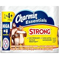 Charmin® Essentials® Strong 1-Ply Mega Roll Toilet Paper, 451 Sheets Per Roll, Pack Of 36 Rolls
