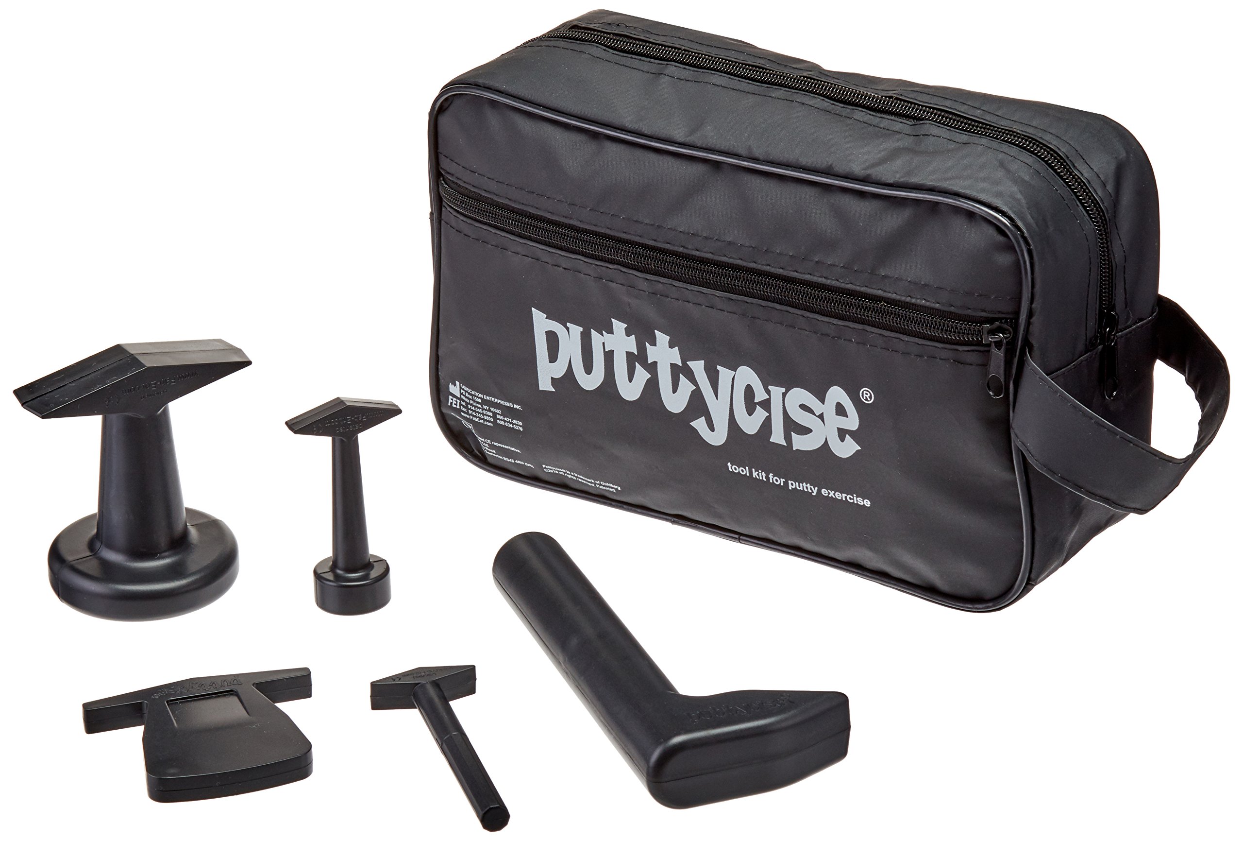 Theraputty 32763 TheraPutty Puttycise ADL Tools, 5 Piece Set with Carry Bag and Exercise Manual