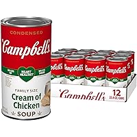 Campbell’s Condensed Healthy Request Cream of Chicken Soup, Family Size, 22.6 Ounce Can (Pack of 12)