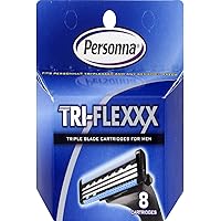 Personna Tri Flex Cartridge, 8 Count