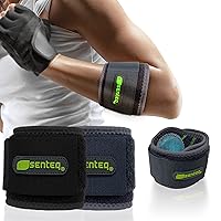 Elbow Brace 2PACK Tennis Forearm Tension Relief Compression Band for Men/Women Weightlifting Arms Pads Golfer Wrap Tennis Golf Elbow Support Tendonitis Pain Relief Pressure Bands Strap Sleeve