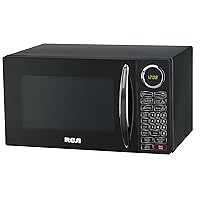 RCA 0.9 Cubic Foot Microwave Oven (900 Watts) - Over The Range Kitchen Microwave | Easy Express Cooking, Large LED Display, Child Lock, & More - White