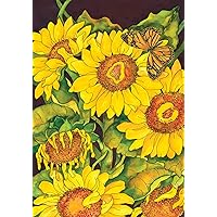 Toland Home Garden 109379 Sunflower Delight Flower Flag 28x40 Inch Double Sided for Outdoor House Yard Decoration