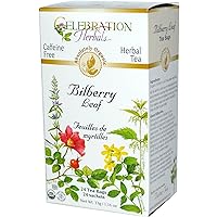 Celebration+Herbals+Teabags+Herbal+Tea+Bilberry+Leaf+Organic%2c+24+Bags