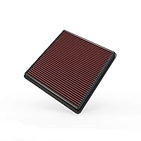 K&N Engine Air Filter: Increase Power & Towing, Washable Replacement Air Filter: Compatible 2007-2021 Ford/Lincoln Truck/SUV (F150, Raptor, Expedition, Navigator, F250, F350, F450, F550, F650) 33-2385