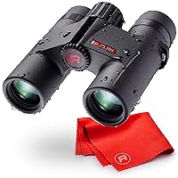 Red-Line Optics F4F Wildcat 8x25, 7 Prism Binoculars for Hunting, Bird Watching, Boating, Travel and Other Field Work, Designed in America, Based in Washington State