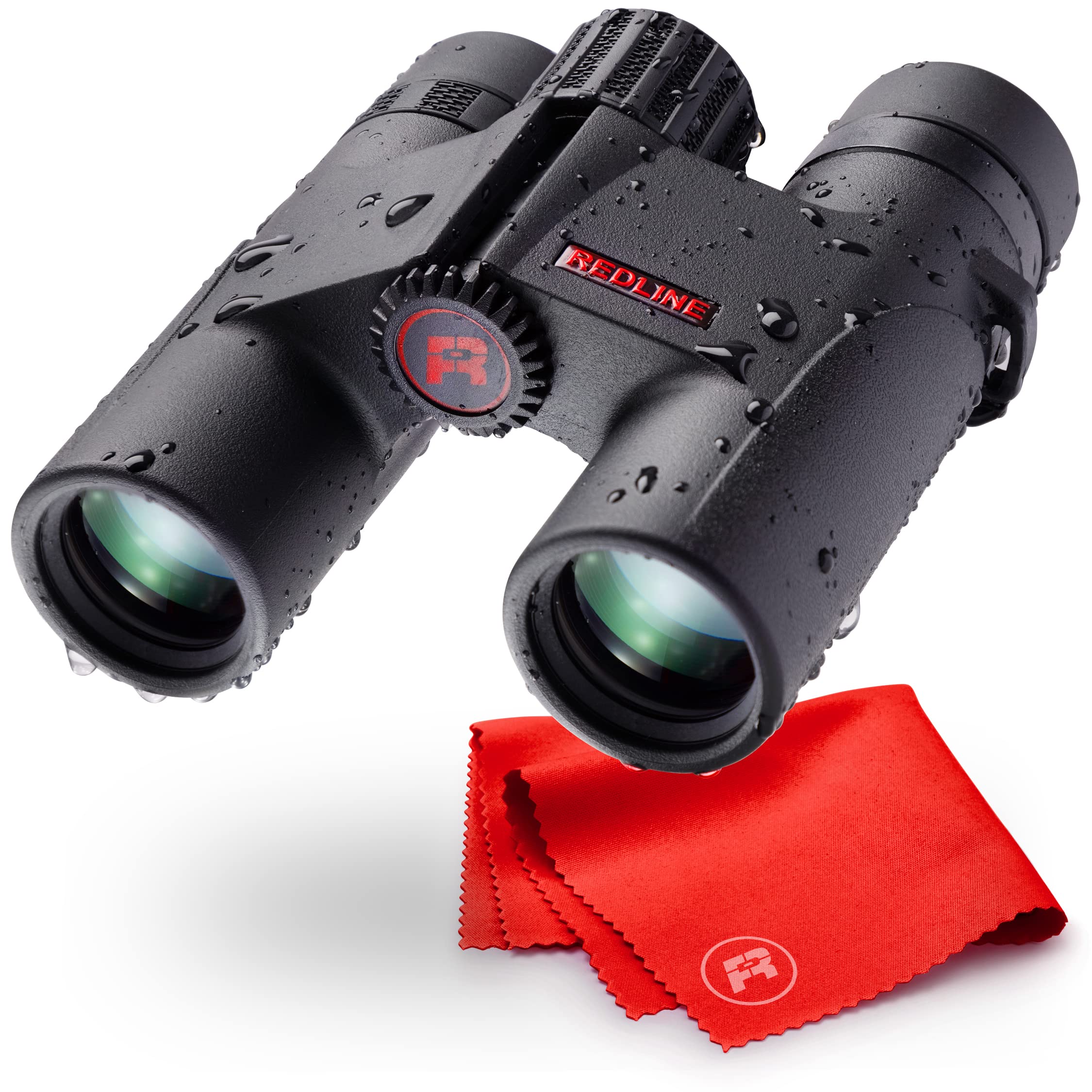 Red-Line Optics F4F Wildcat 8x25, 7 Prism Binoculars for Hunting, Bird Watching, Boating and Other Field Work, Based in Washington State