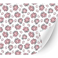 Floral Patterned Adhesive Vinyl (Flower Snowflake, 11