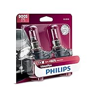 Philips Automotive Lighting 9005 VisionPlus Upgraded Headlight with up to 60% More Vision, 2 Pack