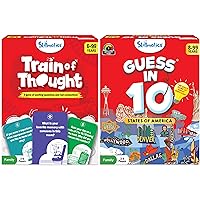Skillmatics Train of Thought & Guess in 10 States of America Bundle, Games for Kids, Teens & Adults