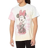 Disney Characters Polka Dot Minnie Young Men's Short Sleeve Tee Shirt