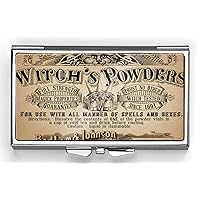 Vintage Witch's Powders Pill Box Compact Rectangle 7 Day Pill Box Pill Case Pill case