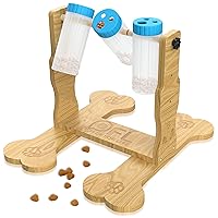 Dog Food Puzzle Toys, Interactive Dog Toys for Dogs IQ Training and Mental Stimulation, Three Adjustable Height Dog Treat Toy, Dog Slow Feeder Toy for Small Medium Large Dogs