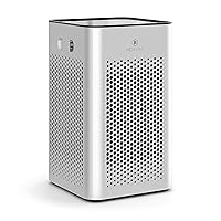 Medify MA-25 Air Purifier with True HEPA H13 Filter | 825 ft² Coverage in 1hr for Allergens, Smoke, Wildfires, Odors, Pollen, Pet Dander | Quiet 99.9% Removal to 0.1 Microns | Silver, 1-Pack