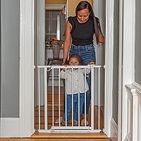 Summer Infant Everywhere Extra Wide Walk-Thru Safety Pet and Baby Gate, 28.75