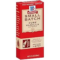 McCormick Small Batch Pure Vanilla Extract (Made with Madagascar Bourbon Vanilla Beans), 2 fl oz