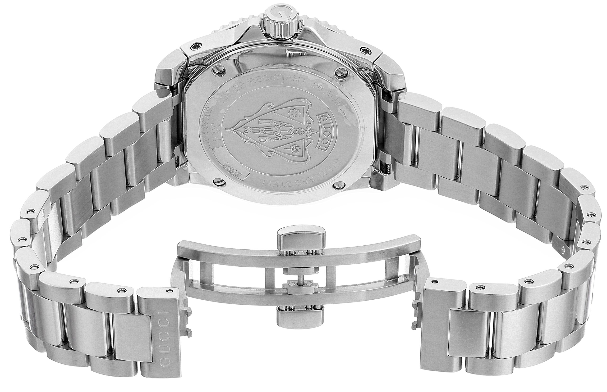 Gucci Swiss Quartz Stainless Steel Dress Silver-Toned Women's Watch(Model: YA136406)