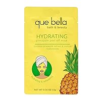 Que Bella Hydrating Pineapple Peel Off Face Mask - 0.33oz
