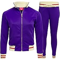 Women's 2 Piece Tracksuit Set - Long Sleeve Sweatshirts and Sweat Pants