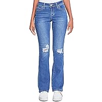 YMI Women's Wannabettabutt Bootcut Jeans, M117, 13 Medium Blue
