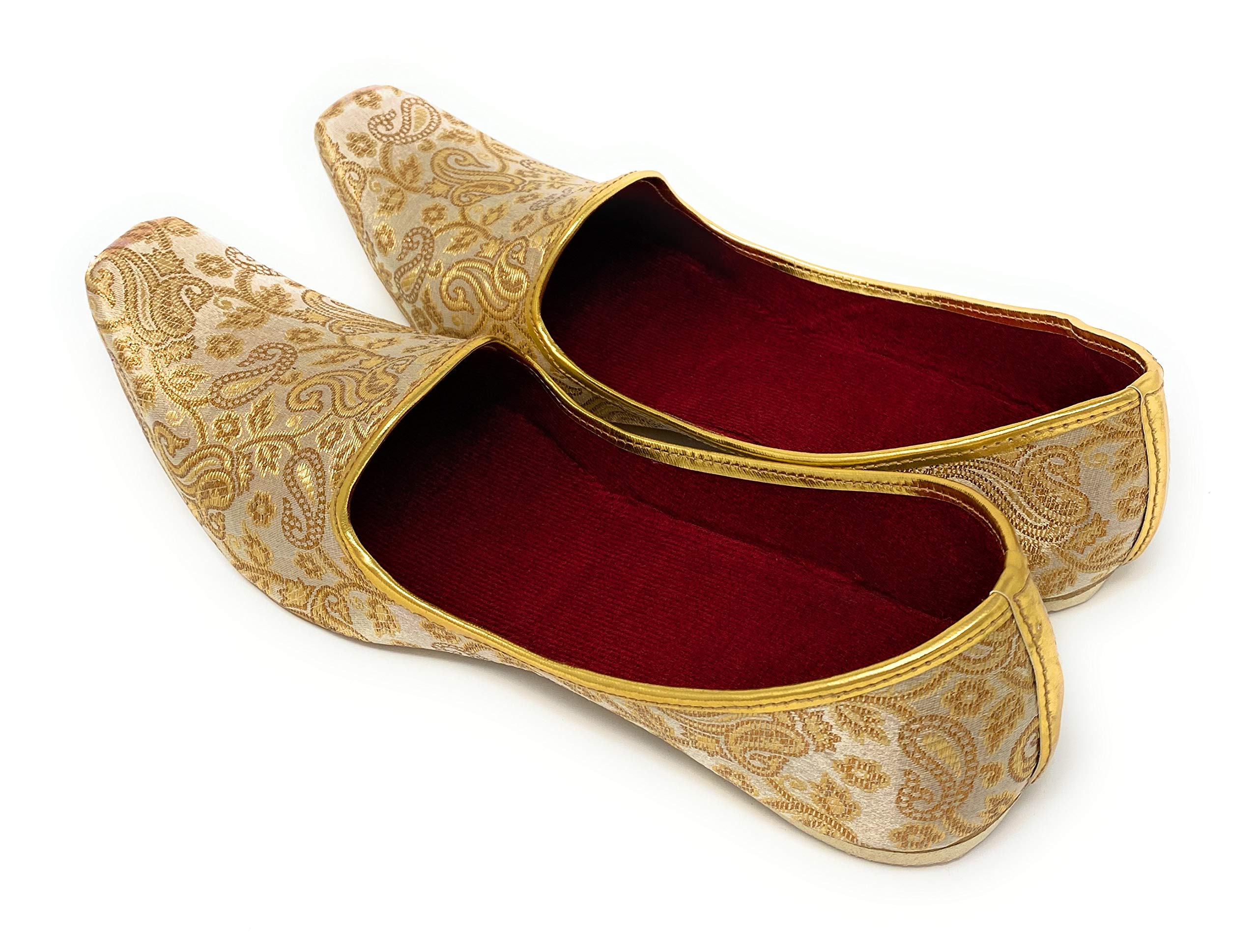 BombayFlow RANVEER Punjabi Jutti Indian Flats Handmade Shoes - Khussa Shoes, Indian Wedding, Sherwani, Kurta, Mojari Shoes