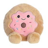 Aurora® Adorable Palm Pals™ Claire Donut™ Stuffed Animal - Pocket-Sized Fun - On-The-Go Play - Pink 5 Inches
