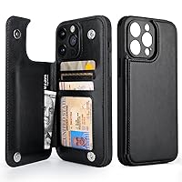 Wallet Phone Case for iPhone 15 Pro Max Case with Card Holder, Flip Cell Phone Cases for iPhone 15 Pro Max Case Wallet, Leather Wallet Case for iPhone 15 Pro Max for Men Women 6.7