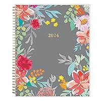 Blue Sky 2024 Weekly and Monthly Planner, January - December, 8.5