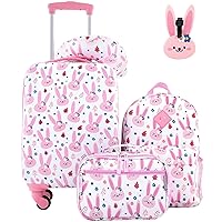 5 Piece Kids' Luggage Set, Bunny