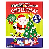 My Very First Sticker by Number Christmas Activity Book, Over 300 Stickers for Toddlers and Kids
