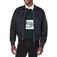 Lacoste Men's Long Sleeve Colorblocked Twill Bomber Jacket
