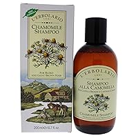 Chamomile Shampoo Herbal Extracts Emphasize Golden Highlights And Radiance Leaves Hair Soft, Bouncy And Shiny Delicate Natural Formula - No Silicones Or Parabens - 6.7 Oz