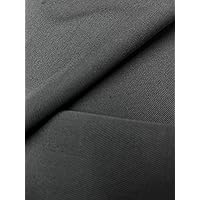 Real Fabric Suiting-AMC Steel Gray Color for Uniform Wool Gabardine Washable, 3 Yards