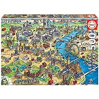Educa Borrás 18451 Serie Educa Borras London City Map 500 Piece Puzzle