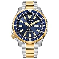 Citizen Men's Eco-Drive Promaster Dive Fugu Automatic Stainless Steel Watch, Luminous, ISO Compliant